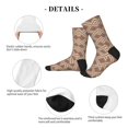 thumbnail image 4 of Rocae Fashion Tatreez for Adult Socks Casual Athletic Stretchy Loose Socks for Women Men Non-Slip Middle Tube Socks, 4 of 7