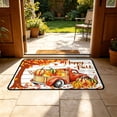 thumbnail image 6 of Zynviq 15.7" X 23.6" Area Rugs Car Thanksgiving Throw Rug Polyester Rectangular Yellow Pumpkin Washable Small Rug for Front Door, 6 of 6