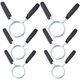 thumbnail image 1 of 6 uds., 1 pulgada, pinzas de resorte para mancuernas, collares de ejercicio antisueltos, abrazaderas de barra para barra de peso estándar BANYUO Electrónica, 1 of 5