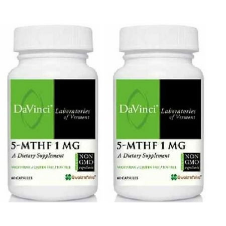 - Davinci Labs 5-MTHF 1 Mg 60 Capsules 2 PACK D03324