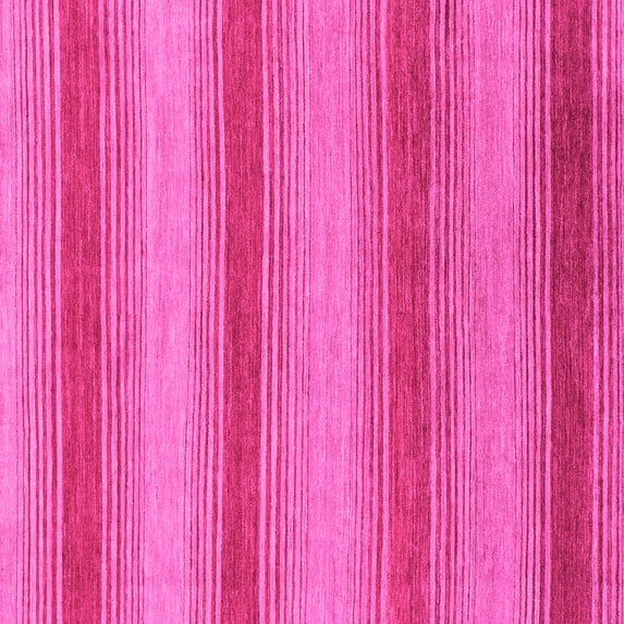 Ahgly Company Indoor Square Abstract Pink Modern Area Rugs, 3' Square