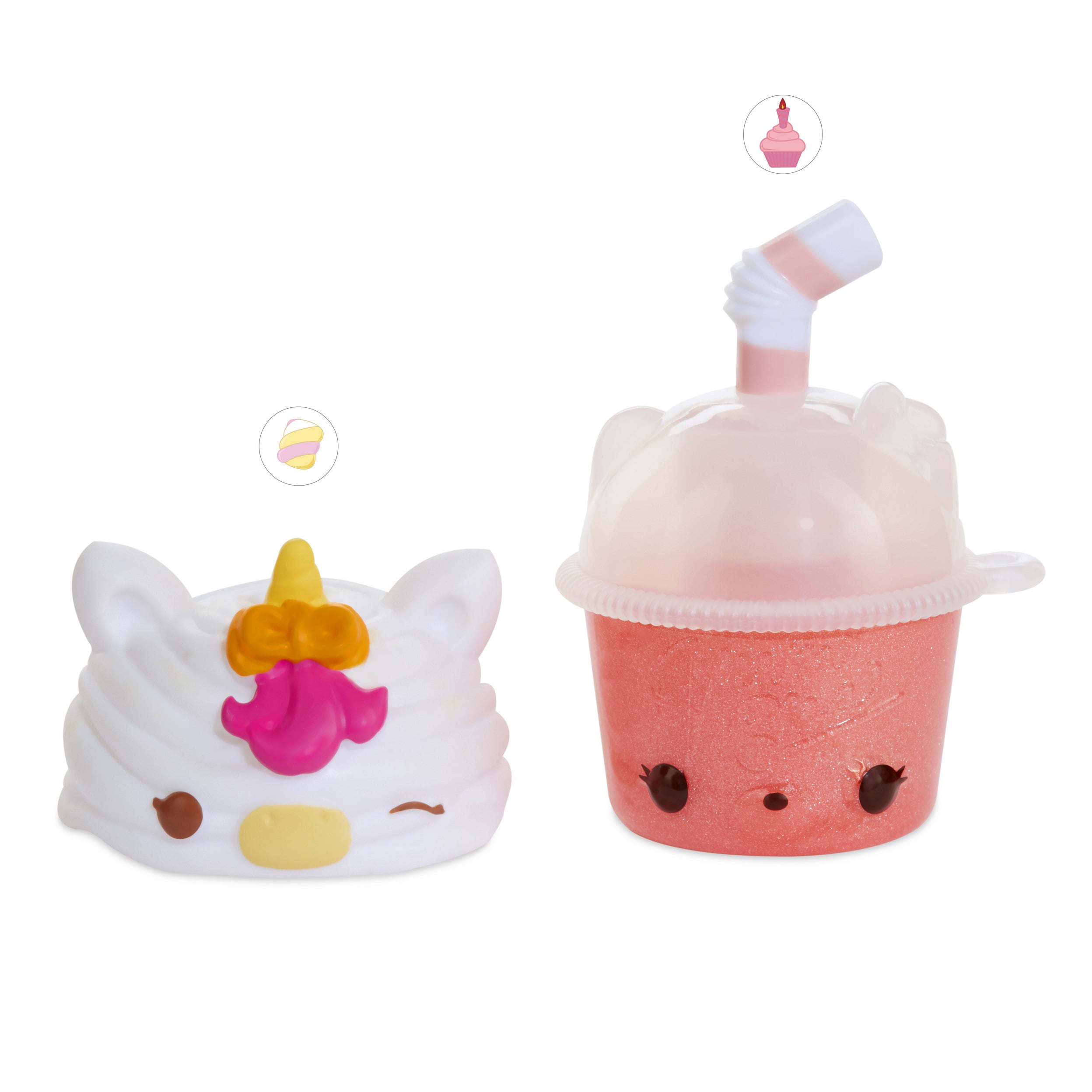 Num Noms Sparkle Smoothies Lip Gloss Toys with Sweet, Scented