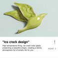 thumbnail image 4 of 3D Ceramic Flying Birds Wall Decor Creative Sparrow Birds Hanging Ornament Crafts for Home Decoration, 4 of 5