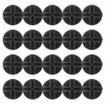 thumbnail image 1 of 20 conectores de cubo de alambre, conectores de rejilla de alambre para estanterías de almacenamiento, cierre de hebilla para armario, organizador modular DIY (negro), 1 of 3