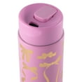 thumbnail image 2 of Thyme & Table 22 fl oz Stainless Steel Coffee Tumbler, Pink & Gold Bows, 2 of 10
