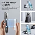 thumbnail image 4 of Magnetic Case for iPhone 15 PLUS, Compatible with MagSafe Wireless Charging, Shockproof Phone Bumper Cover, Anti-Scratch Clearview, 4 of 8