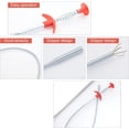 thumbnail image 3 of Drain Clog Remover Tool 2 Sets Hair Clog Remover Tool Drain Auger Cleaning Tool Sink Drain Clog Remover, 3 of 6