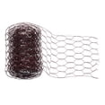 thumbnail image 1 of Chicken Wire, 4 x 118 Inch Iron Mesh Netting Floral Wire Plant Cage, Coffee, 1 of 6