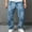 84#Light Blue, variant on JXMVOJ Denim Jogger Jeans Comfy Strench Drawstring Elastic Waist Jeans Pants Men's Light Blue Stitches Jeans Applique Cloth Zipper Wash Elastic Trend Outdoors Denim Trousers