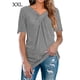 thumbnail image 3 of Guardurnaity Blusa informal de otoño con cuello en V para mujer, blusa de color sólido, manga larga, M Prendas para la parte del cuerpo Manga corta XXL Guardurnaity AP003383-10, 3 of 4