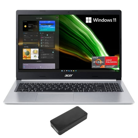 Acer Aspire 5 A515 Home/Business Laptop (AMD Ryzen 7 5700U 8-Core, 15.6in 60 Hz Full HD (1920x1080), AMD Radeon, 12GB RAM, 512GB m.2 SATA SSD, Win 10 Pro) with DV4K Dock