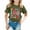 1Army Green76, variant on XAOFW Girl's T-Shirts 100 Days Of School Print Short Sleeve Crewneck T Shirts Playwear Loose Fit Tee Shirt Outdoor Activities Trendy Cozy Tops