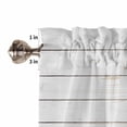 thumbnail image 5 of Farm Plaid Kitchen Curtains and Valances Set, Christmas Tree Plank Rod Pocket Window Valance 18 Inch Window Curtain Panels for Living Room Bedroom Laundry, 27.5x36in, 3 Pieces, 5 of 7