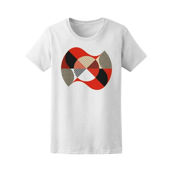 Abstract Colorful Geometric T-Shirt Women -Image by Shutterstock, Female Large