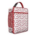 thumbnail image 1 of Sac à Lunch Cerise – Motif de Fruits Cerises Rouges Mignon Design Esthétique pour Amateurs de Cerises Illustration d'Art de Bonbons Rose Doux Sac Isotherme Réutilisable, 1 of 1