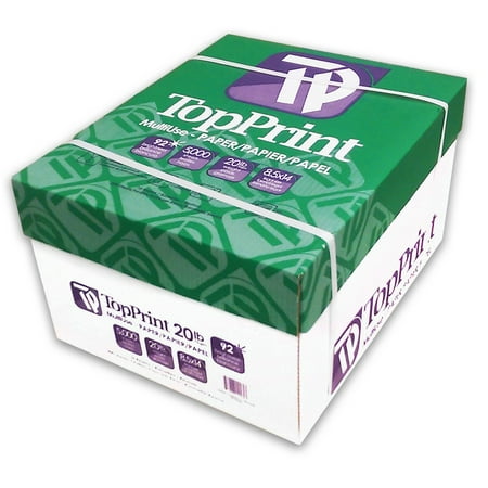 Copy Paper, 5000 Sheets, 500 Sheets/Ream, 10 Reams