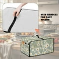 thumbnail image 5 of Renewold Countertop Appliance Cover for Toaster Oven Linen-Like Polyester Convection Oven Air Fryer Small Appliance Protector Kitchen Accessories, 18.5 x 14.5 x 9 Inches, Daisy Flower, 5 of 7