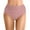 Pink, variant on CAIVO Women Swimwear High Waist Bikini Bottoms Swim Briefs Beach Shorts Ruched Bottom High Cut Swim Bottom Full Coverage Swimbottom Boho Beach Vacation Summer Swim Wear