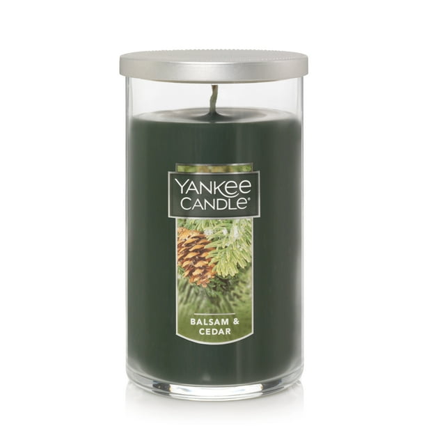 Yankee Candle Balsam & Cedar Medium Perfect Pillar Candle Walmart