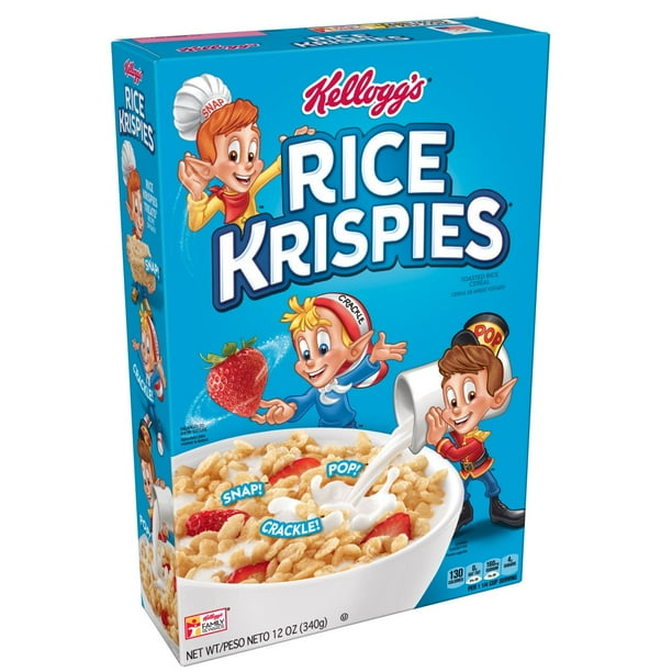Kellogg's Rice Krispies, Breakfast Cereal, Original, 12 Oz Walmart