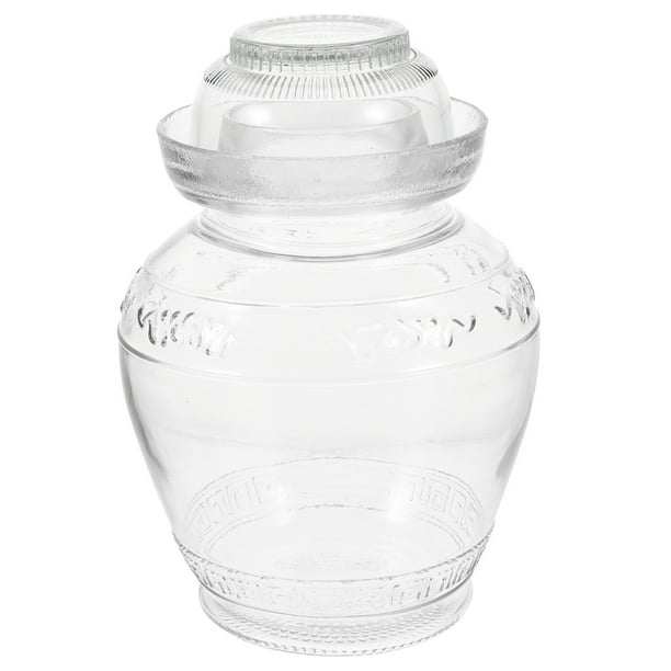 Frasco de vidrio para encurtidos y verduras, de gran capacidad, hermético, para restaurantes