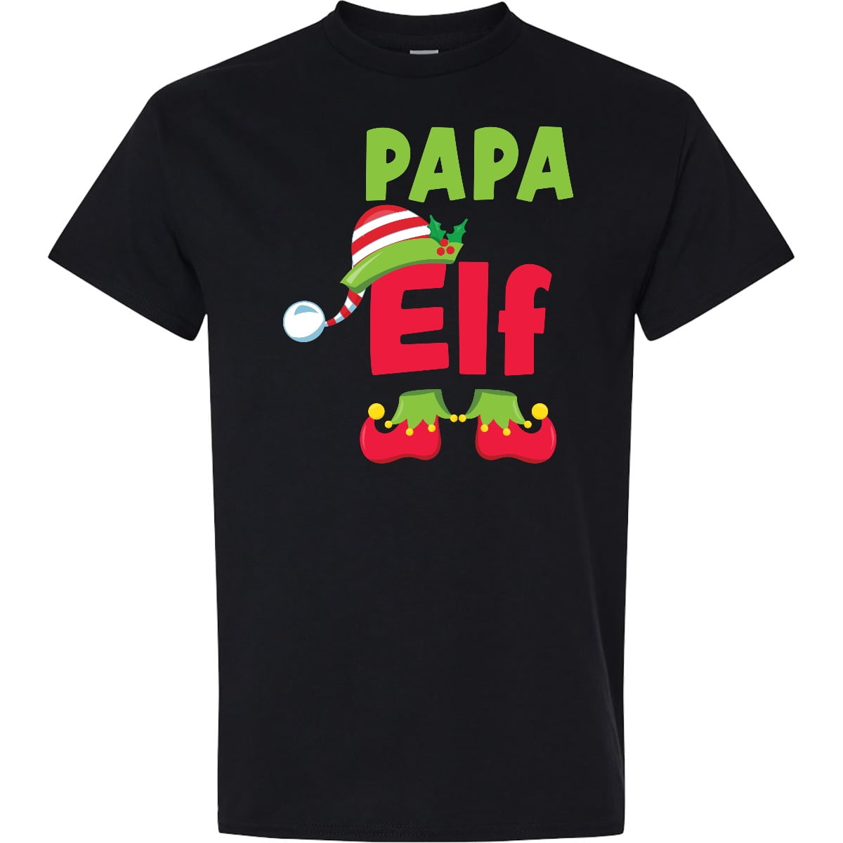 Inktastic Christmas Papa Elf T-Shirt