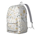thumbnail image 2 of Flowers Design Backpack for School College Teens Adults, Large Capacity Bookbag with Laptop Sleeve, Durable Commuting Travel Backpack, Sunflower Floral Print Unisex Gift Idea for Work or College, 2 of 5