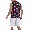 thumbnail image 2 of Sikiie Cartoon Donut Planets Basketball Jersey Reversible Men's Mesh Athletic Sports Shirts Training Practice S-4XLLarge, 2 of 6