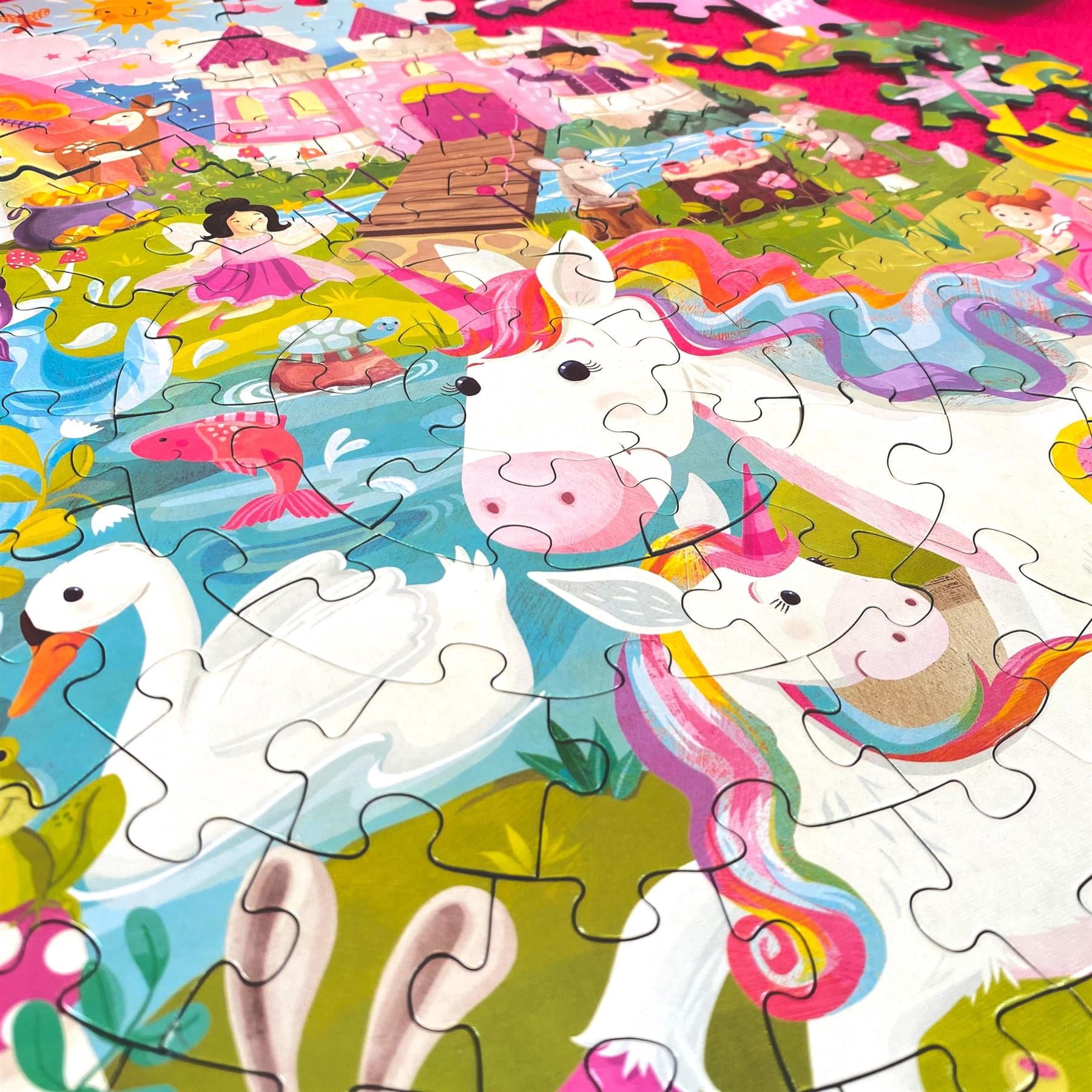 Children’s Jigsaw Puzzle by boppi – 150 Piece Unicorn Puzzle for Girls – Made with 100% Recycled Card