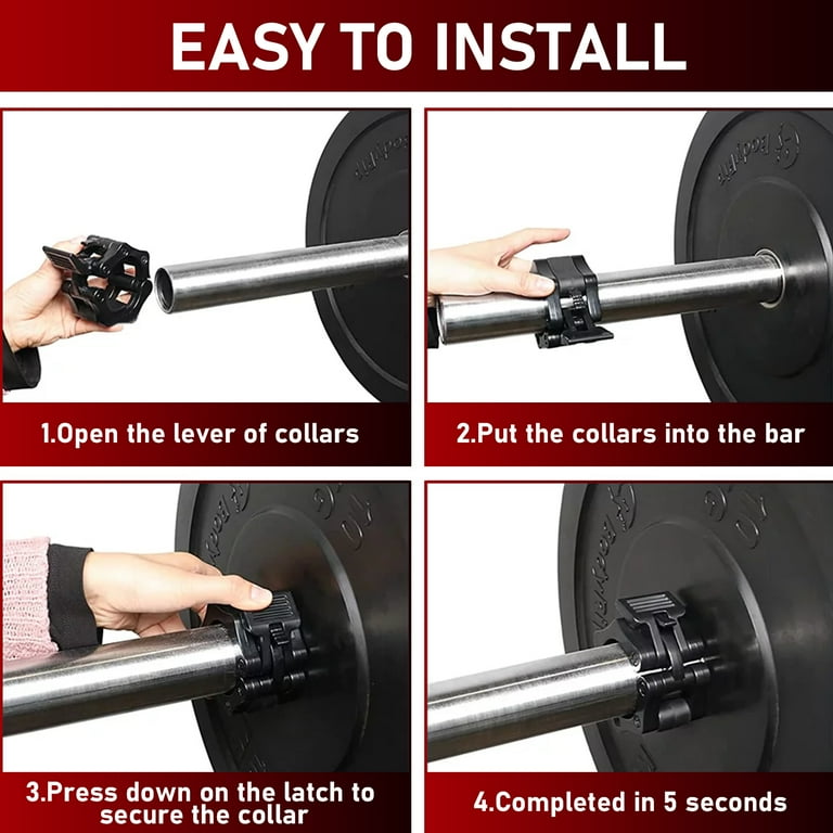 GEEDIAR Standard Olympic 2 inch Weight Lifting Barbell
