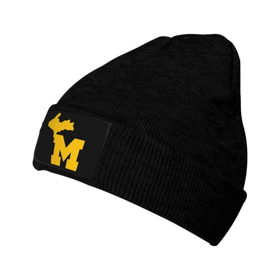 Michigan Us Knit Beanie Acrylic Knitted Hat Men Beanie Winter Warm Beanies Women Casual Skullies Outdoor