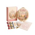 thumbnail image 2 of Cross Stitch Kit with Pre-Printed Fabric and Round Wooden Hoop, Complete Diy Set, Floral Bird Design, for Beginners and Adults, Craft Decoration, 2 of 5