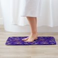 Bathroom Rugs Mat blue purple Snowflake Entryway Indoor Door Mat
