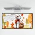 thumbnail image 4 of Welcome Fall Poodle Enjoys School Time Autumn Fall Leaves Desk Mat Full Keyboard Mouse Pad Poodles Dog Lover Gifts Idea Large Mousepad - 02013, 4 of 5