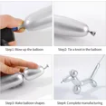 thumbnail image 2 of 50/100pcs 260 Balloons Long Modelling Balloons for Kids Birthday Decoration, 100% Biodegradable Latex Balloons, Safe and Non-Toxic, Perfect for Party Decorations, Arts and Crafts, 2 of 6