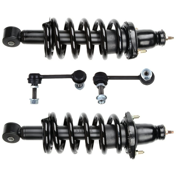 CCIYU Complete Suspension Kit Fits 2002 2003 2004 2005 2006 for Honda CR-V Includes Rear Strut Spring Assembly Stabilizer Bar Link