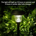 thumbnail image 4 of BEAU JARDIN 8 Pack Solar Powered Lights LED Path Garden Light - Black, 4 of 8