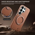 thumbnail image 3 of Funda FOXDOCK para Samsung Galaxy S26 Ultra con soporte 360°, protección avanzada y magnetismo-marrón, 3 of 6