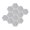 Silver gray, variant on Hexagonal Wall Tiles Sound Absorbing Panels Suitable for Living Room Studios