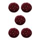 thumbnail image 1 of Qarigey Boina Tejido satinado Diseño de moda casual Sombrero Beanie Gorras vino rojo vino rojo 5Conjunto, 1 of 6