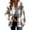 Khaki, variant on Aboser Women's Plaid Shacket Winter Fleece Jacket Coat Watm Button Down Hoodie Fuzzy Sherpa Shackets Outwear with Pockets