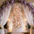 thumbnail image 6 of PBAZIH Artificial Wisteria Vines Faux Silk Flowers for Wedding Garden Party Wall Decor, Versatile Hanging Decor with Natural Look, No Maintenance Everlasting Beauty, 6 of 6
