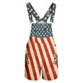 thumbnail image 6 of Kids American Flag Bibs Overalls Boys Girls 4th of July Outfits Adjustable Straps Coveralls Patriotic Romper Jumpsuit, 6 of 6