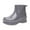 Grey, variant on Women's Durable Rain Shoes Thick Sole Waterproof Outdoor Work Fishing Travel Boots Casual Garden Shoes