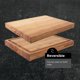 thumbnail image 4 of Tabla De Cortar Grande De Madera De Cerezo - 20 X 16 X 1,5 Pulgadas - Certificación Fsc - Bloque De Carnicero Reversible Con Ranura Para Jugo Para Cortar Carne Y Verduras Jugosas Fácilmente - Tabla De, 4 of 5