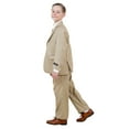 thumbnail image 3 of Boys Suit Tuxedo Set Solid 4pc Satin Notch Lapel-Classic Fit, 3 of 6