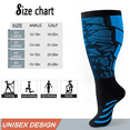 thumbnail image 2 of 4 Pairs Wide Calf Compression Socks For Women And Men,Plus Size Knee High Support Stockings For Circulation,Nurses,Travel,Running, 2 of 4