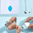 thumbnail image 5 of Heart Cremation Jewelry for Ashes Urn Necklace Keepsake Cremation Jewelry Mini Stainless Steel Silver Memorial Urns Pendant with Funnel Pin for Bereavement Family Friends 2x2.6cm, 5 of 7