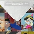 thumbnail image 6 of 3 Piece Bedding Set For The Adventures of Pinocchio Comforter Cover Set Cute Duvet Cover Sets Super Soft Teens Bedding Set Kids Bedroom Gifts,ses Twin, 6 of 6