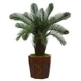 thumbnail image 1 of Nearly Natural 5705 3 ft. Cycas Artificial Tree in Bamboo Planter, 1 of 1